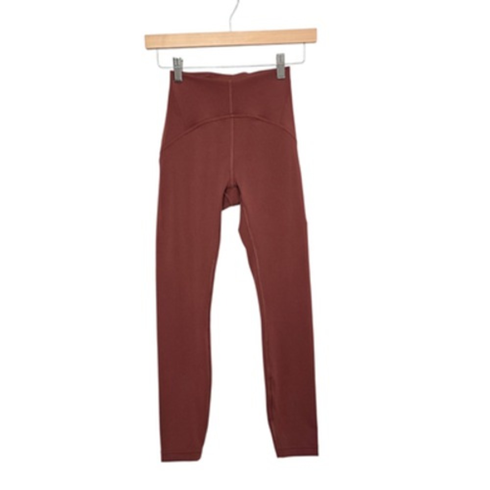 Lululemon Pants Womens 2 Brown High Rise Yoga‎ Leggings Athletic Stretch Workout